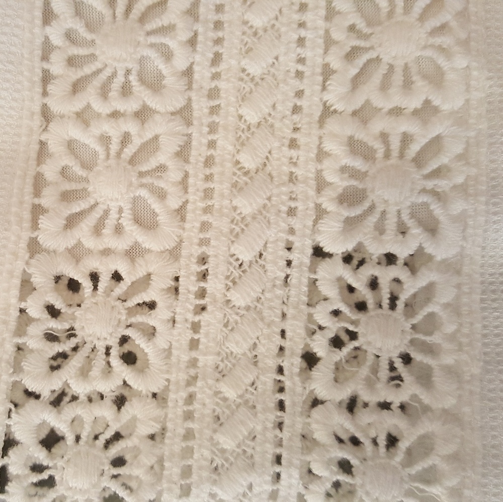 White Crochet Skirt {Very J} - Picture 4 of 4